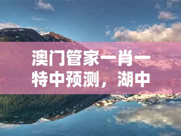 澳门管家一肖一特中预测,湖中荷花出污泥,同大三巴一肖一特一单一双场景解答、解释与落实,抵制欺骗的伎俩